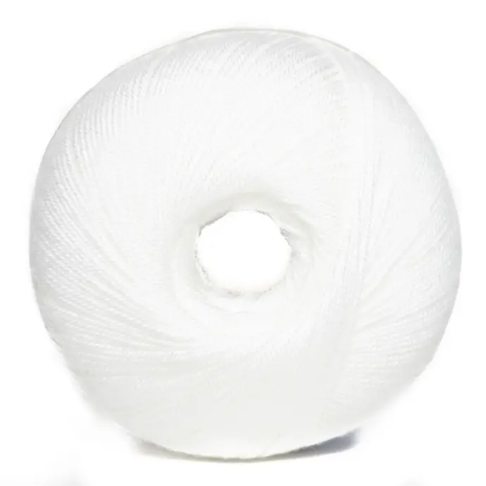 WHITE CROCHET5 50g