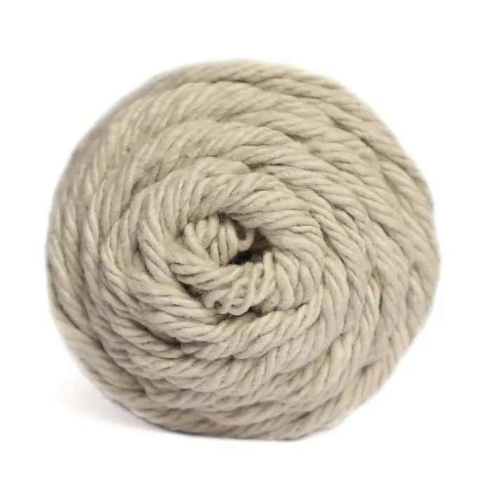 BEIGE SERIOUSLY CHUNKY COTTON ON 100g