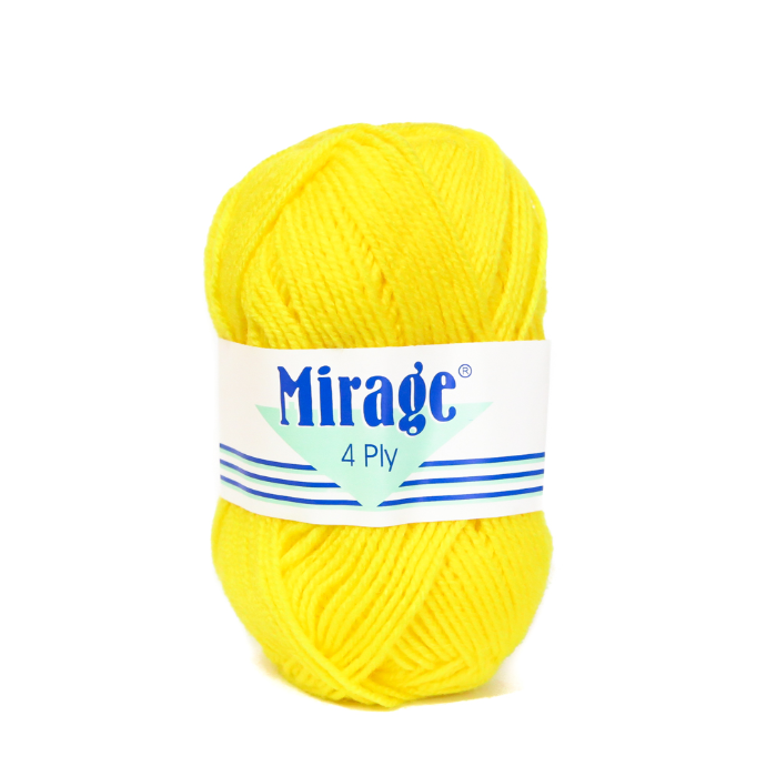 BRT YELLOW 4PLY MIRAGE 25g