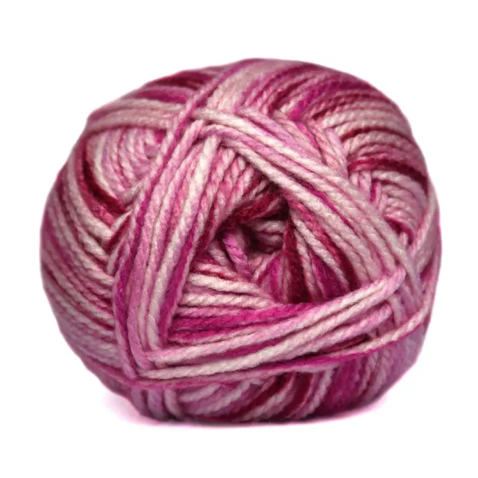 FROSTED PINK CHUNKY PRINT CHARITY 100g