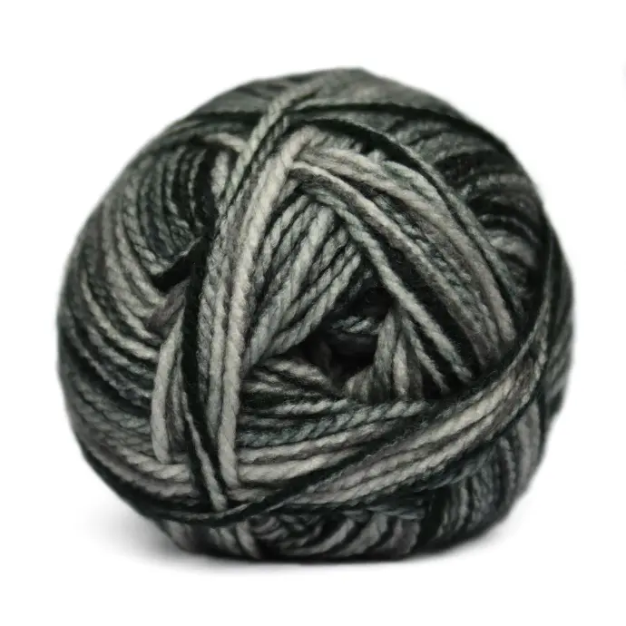 GUNMETAL GREY PRINT PULLSKEIN CHARITY 100g