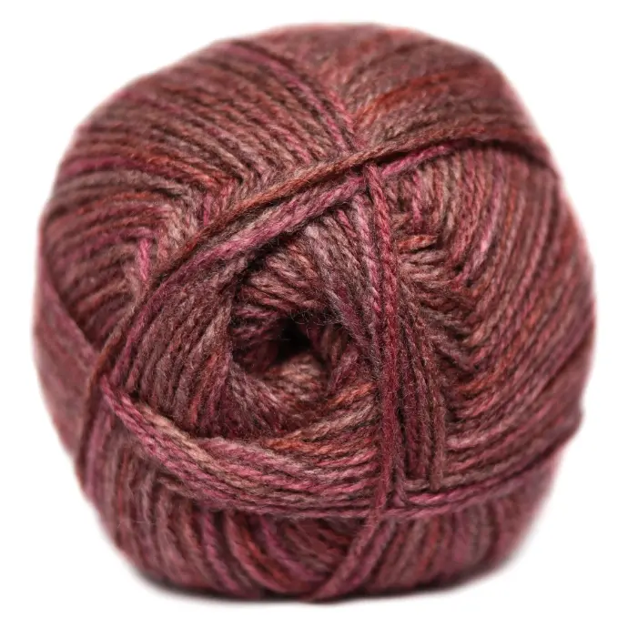 HEATHER PRINT CHUNKY CLASSIC WOOL 100g