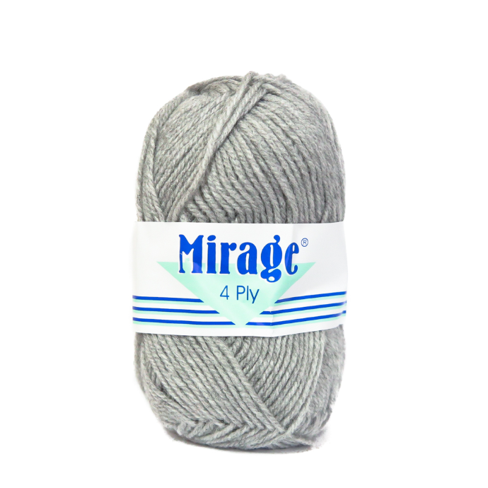 LT GREY 4PLY MIRAGE 25g