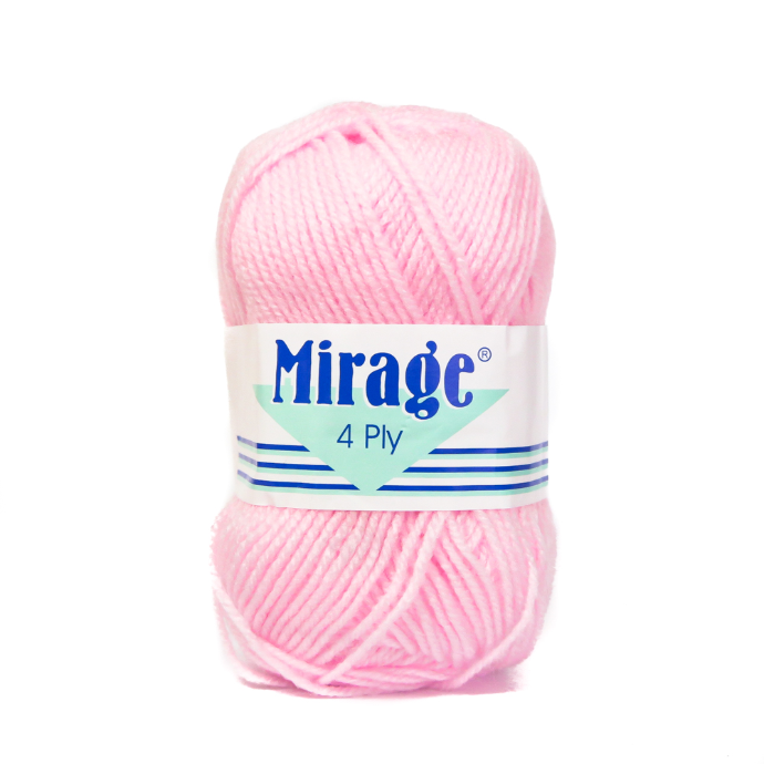SHELL PINK 4PLY MIRAGE 25g
