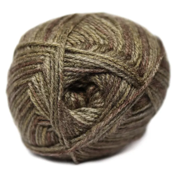 TOBACCO PRINT CHUNKY CLASSIC WOOL 100g