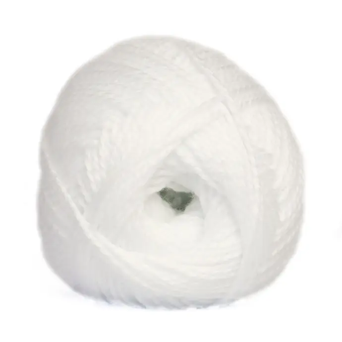 [9012001] WHITE CHUNKY CHARITY 300g