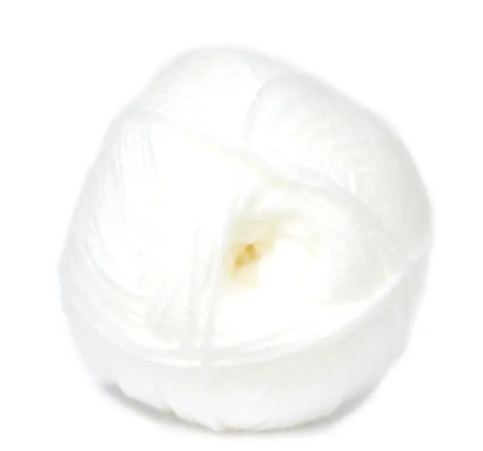 WHITE CHUNKY CLASSIC WOOL 100g