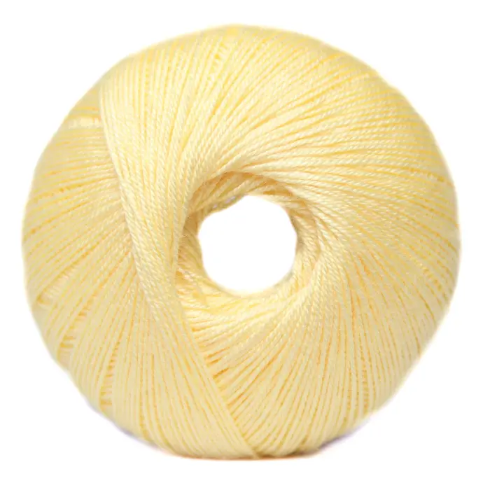 LT YELLOW CROCHET 50G