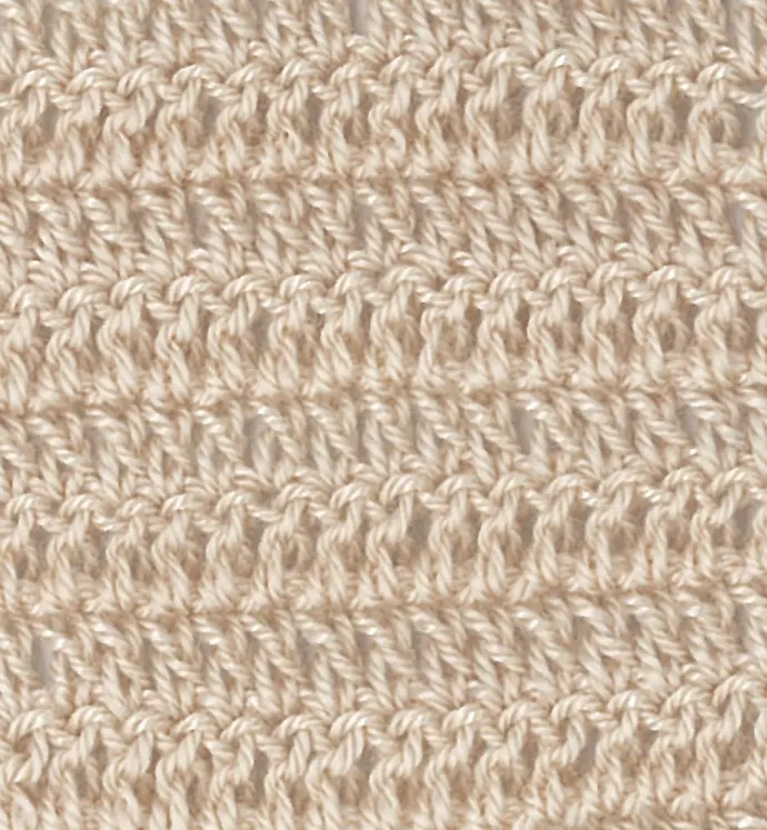 BROWN SAND CROCHET 50G