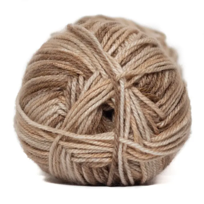 BROWN FOX PRINT PULLSKEIN CHARITY  100g 