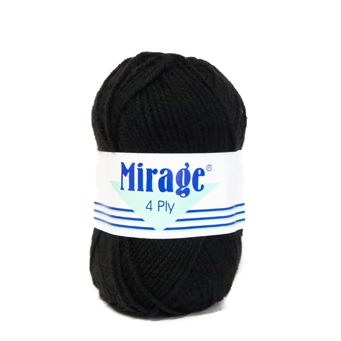 BLACK MIRAGE 4PLY 25G
