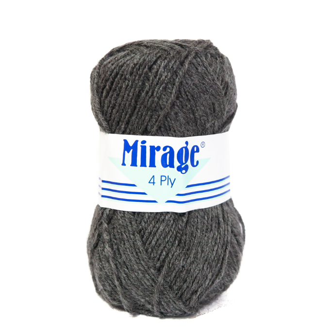 SCHOOL GREY MIRAGE 4PLY 25G