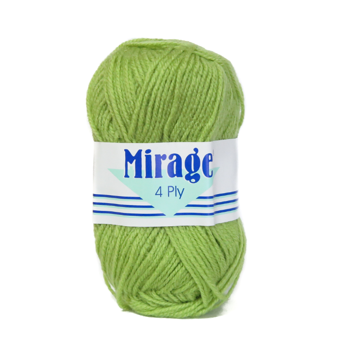 SOFT LIME MIRAGE 4PLY 25G