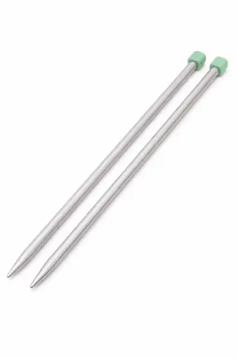 [B003-2MM] 2MM X 30CM ALUMINIUM TEFLON KNITTING NEEDLE