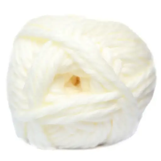 CHARITY MEGA CHUNKY SOLID 300g  - PORCELEIN ( OFF WHITE )                                   