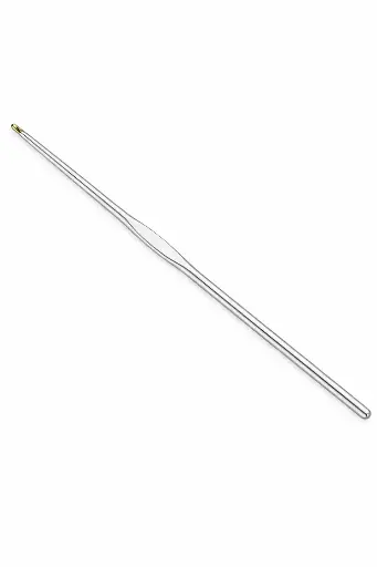 [A007-1.75]  1.75 X 12CM STEEL CROCHET HOOK