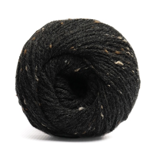 [6233017] BLACK DOUBLE KNIT KAROO TWEED 100g 