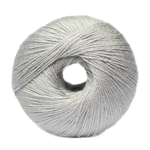 [6032011]  SILVER CROCHET5 50g