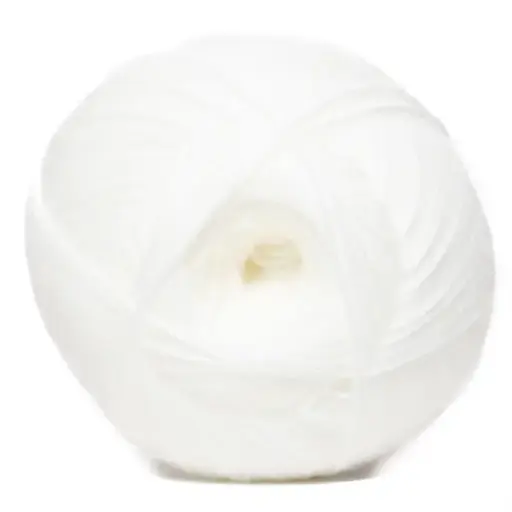 [9011001] CHARITY 4PLY BLS WHITE