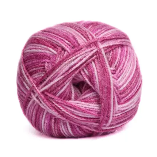 [9003221] FROSTED PINK CHARITY P/SKEIN PRINT 100g 
