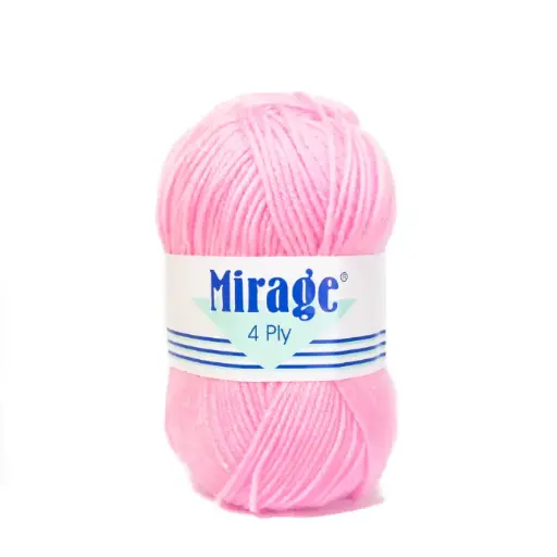 [8000004] MIRAGE 4PLY 20X25G BLS BRIGHT PINK