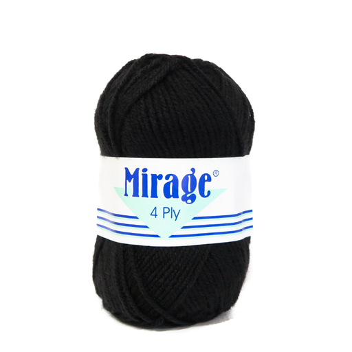 [8000017] BLACK 4PLY MIRAGE 25g